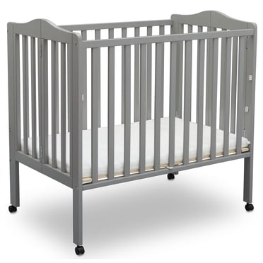 Delta Children Portable Crib with Mattress, Choose Color