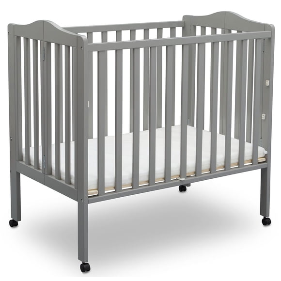 Delta Children Portable Crib with Mattress, Choose Color