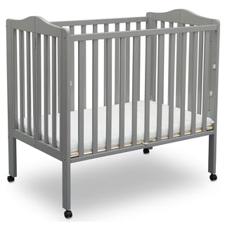 Delta Children Portable Crib with Mattress, Choose Color