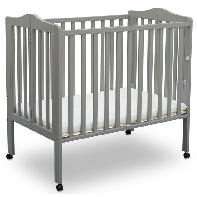 Delta Children Portable Crib with Mattress, Choose Color