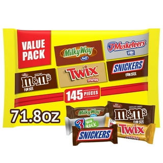 Mars Minis & Fun Size Chocolate Candy, Variety Pack, 145 pcs.