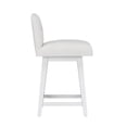 thumbnail image 13 of HH2 Home Upholstered Key Back Wood Adjustable Height Swivel Bar Stool, 13 of 17