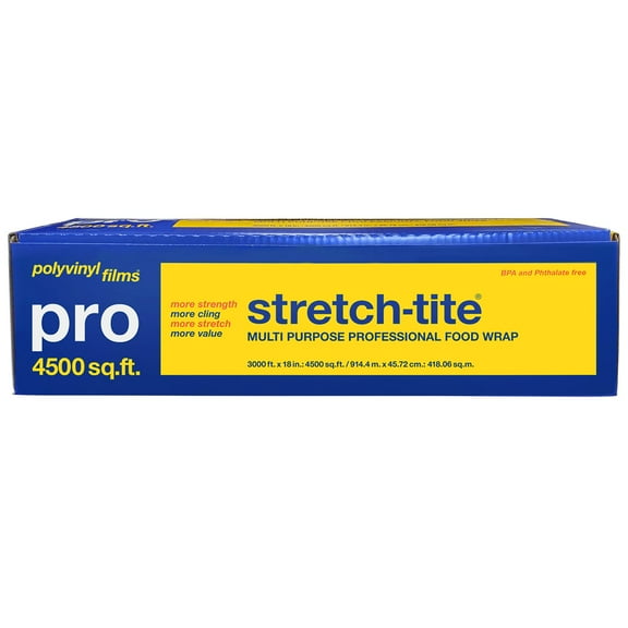 stretch-tite Pro Multi-Purpose Professional 18" Food Wrap, 4500 sq. ft.