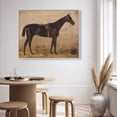 thumbnail image 3 of Emil Volkers - Brauner im Stall Traditional Canvas Print by Oliver Gal Prints, 3 of 4