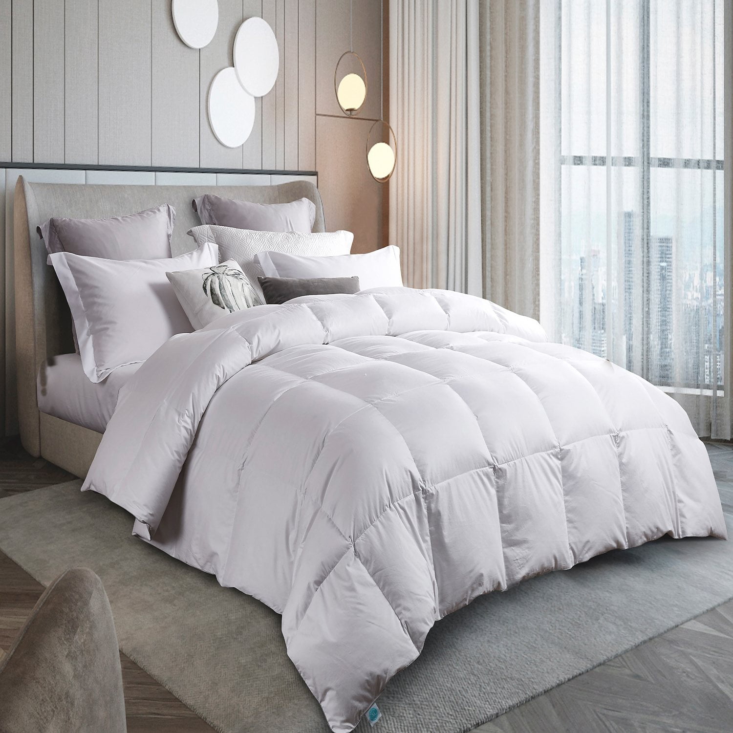 Martha Stewart 300-Thread-Count White Down Comforter, Various Sizes -  Samsclub.com, image size:1500x1500