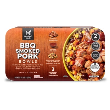 Member’s Mark BBQ Smoked Pork Bowls, 2 pack, 25 oz.