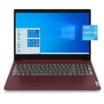 thumbnail image 3 of Lenovo – IdeaPad 3 – 15.6" 1366 X 768 HD Laptop – Intel Pentium Silver N5030 – 4GB RAM – 128GB SSD – Intel UHD Graphics 605 – 2x2 802.11AC – Cherry Red - Windows OS, 3 of 18