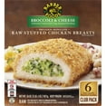 thumbnail image 1 of Barber Foods® Broccoli and Cheese Stuffed Chicken Breasts, Uncooked 36 oz., 6 ct., 1 of 5