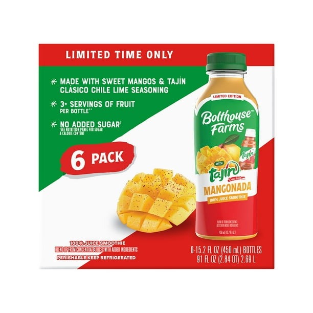 Bolthouse Farms™ Mangonada with Tajin® 100% Juice Smoothie, 15.2