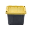 thumbnail image 8 of Member's Mark 5 Gallon Heavy-Duty Black and Yellow Storage Tote, 12.3" D x 16.4" W x 8.6" H, 4 pack, 8 of 8