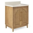 thumbnail image 6 of Member's Mark Enzo Collection 30" Bathroom Vanity with Rattan Cabinet Doors, Natural Finish, 6 of 9