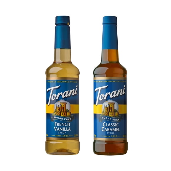 Torani Sugar-Free Syrup, Coffeehouse Favorites, 25.4 fl. oz., 2 pk.