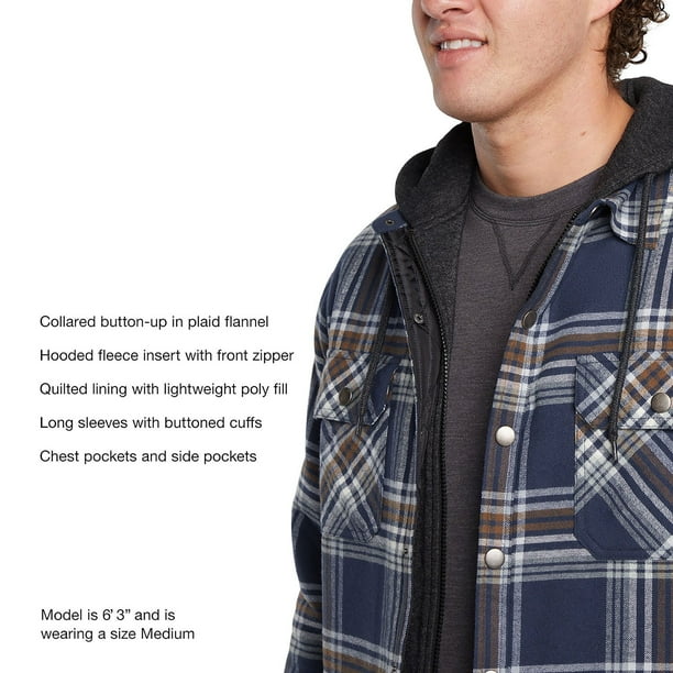 Eddie Bauer Men's Hooded Shacket - Samsclub.com