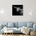 thumbnail image 3 of A Cow Square Rustic Farmhouse Canvas Print by Oliver Gal Prints, 3 of 4
