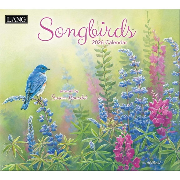 Songbirds 2026 Wall Calendar