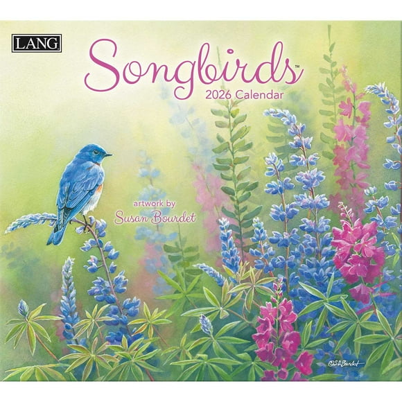 Songbirds 2026 Wall Calendar