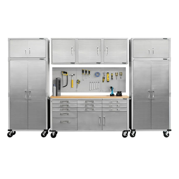 Seville Classics UltraHD 2-Piece Pegboard Set with 23 Piece Hook