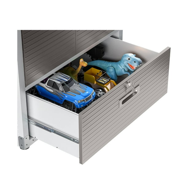 Seville Classics UltraHD Storage Cabinet with Bottom Drawer, 36” W