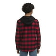thumbnail image 3 of Levi's Boys Hooded Flannel Shirt, 3 of 8