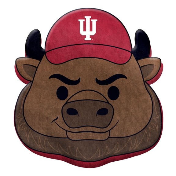 Logo Brands Indiana Hoosiers Puff Pillow
