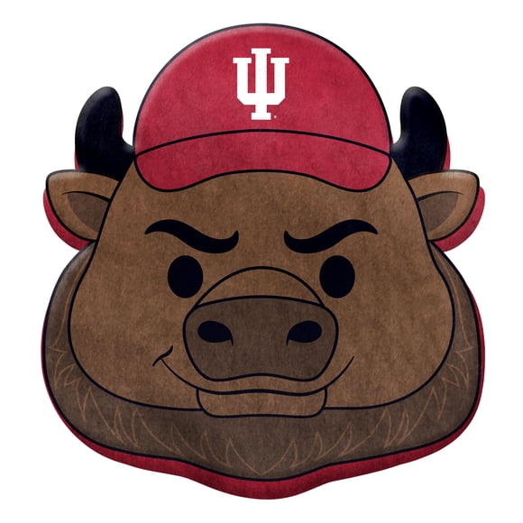 Logo Brands Indiana Hoosiers Puff Pillow