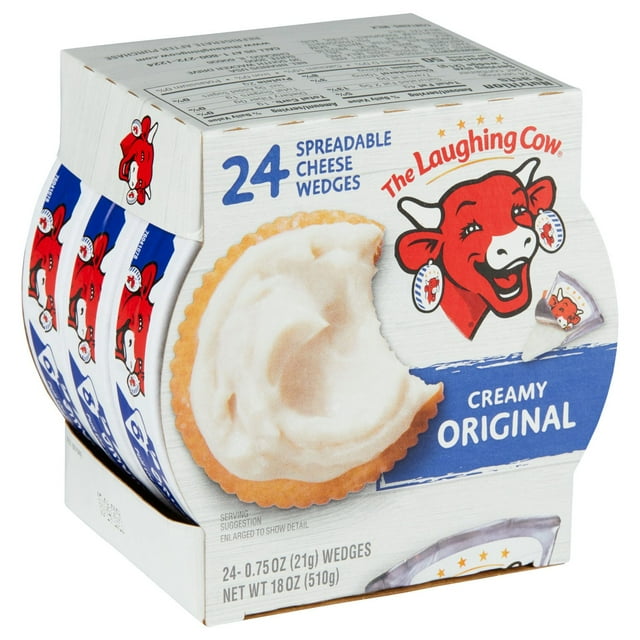 The Laughing Cow Creamy Swiss Wedge, Original 3 pk.