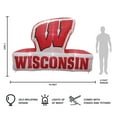 thumbnail image 4 of Logo Brands Wisconsin Badgers Pre-Lit 7’x10’ Team Inflatable, 4 of 6