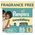 thumbnail image 1 of Pampers Swaddlers Ultra Diapers, Sizes Newborn-8, 1 of 14