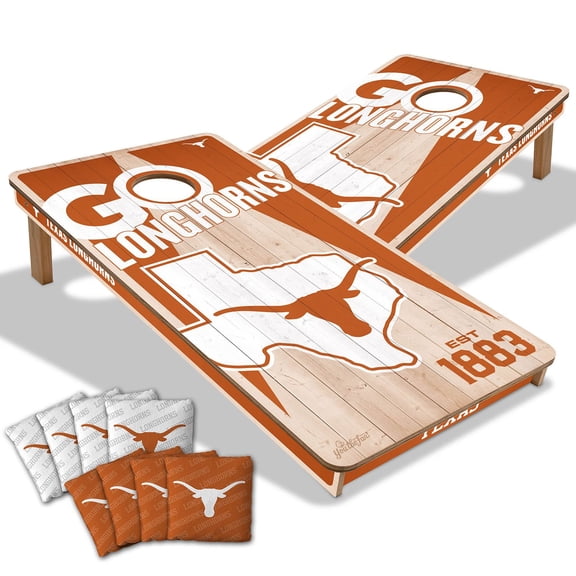 YouTheFan Texas Longhorns 2'x4' Cornhole Board Set