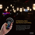 thumbnail image 3 of EcoScapes 24’ LED Color-Changing Café String Lights 12 bulbs, 3 of 7