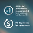 thumbnail image 9 of Philips Sonicare Total Clean Rechargeable Toothbrush, Pink and Black, 2 pk., 9 of 9