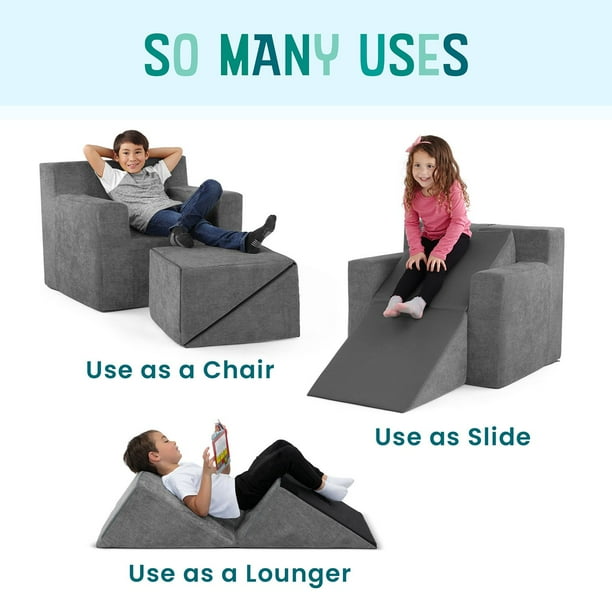Member's Mark Jumbo Kids' Explorer 2-in-1 Slide Chair, Assorted