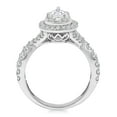thumbnail image 3 of 1.45 CT. T.W. Pear Cut Halo Diamond Ring in 14K Gold, 3 of 5