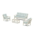 thumbnail image 3 of POLYWOOD Gulf Shores Sofa Seating Set with Sunbrella Fabric, 4pc, 3 of 10