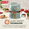 thumbnail image 3 of Dash Ceramic Tasti-Crisp Express Air Fryer 2.6QT (Assorted Colors), 3 of 6