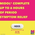 thumbnail image 3 of Midol Complete On The Go Caplets for Menstrual Pain Relief, 50 count, (25 packs of 2), 3 of 10