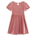 thumbnail image 8 of Lands' End Girls Velour Dress, 8 of 8