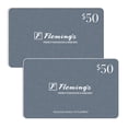 thumbnail image 1 of Fleming's Prime Steakhouse $100 Value Gift Cards - 2 x $50, 1 of 2
