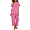thumbnail image 1 of LOFT Notch Ladies Collar Capri Sleep Set, 1 of 5