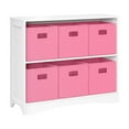 thumbnail image 1 of RiverRidge Horizontal Bookcase with 6 Bins, Assorted Shelf and Bin Colors, 1 of 6