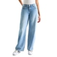 thumbnail image 1 of Aeropostale Women's Wide Leg Low Rise Denim Jean, 1 of 9