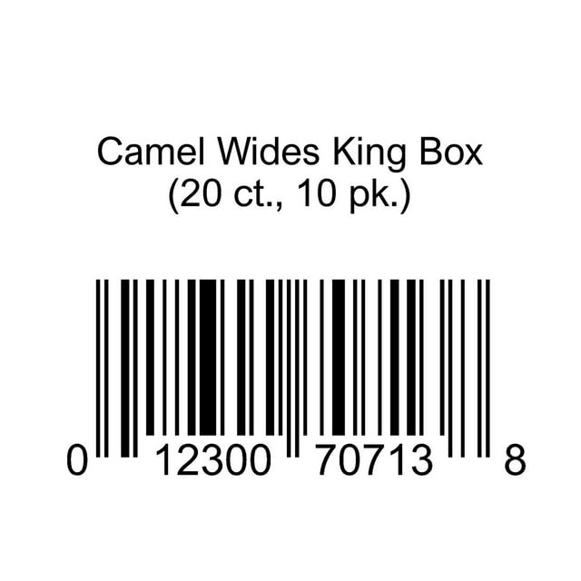Camel Classic Wide Filter Box Cigarettes, 20 ct., 10 pk.