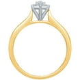 thumbnail image 4 of 0.33 CT. T.W. Marquise Cut Halo Diamond Ring & Band Set in 14K Gold, 4 of 6