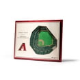 thumbnail image 1 of YouTheFan MLB 5-Layer Stadium View 3D Wall Art, Assorted Teams, 1 of 5