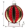 thumbnail image 4 of Member's Mark 34" Pre-Lit Red Infinity Light Ornament Decor, 4 of 4