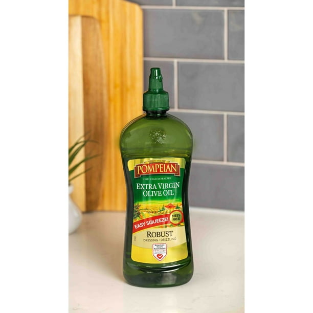Pompeian Robust Squeeze Extra Virgin Olive Oil, 33.8 oz