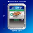 thumbnail image 2 of Reynolds Oblong Aluminum Foil Containers with Lids, 20 ct., 2 of 7