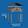 thumbnail image 14 of Backyard Discovery Norwood Cedar Gazebo with PowerPort, Choose Size, 14 of 15