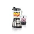 thumbnail image 1 of Hamilton Beach 2-in-1 Blender and Food Chopper, 40 oz. Glass Blending Jar, 3-Cup Food Chopper, 1 of 8