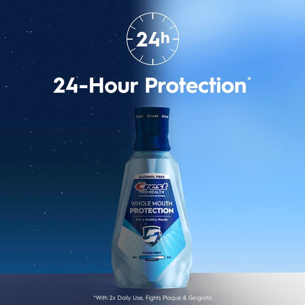 Crest Pro-Health Advantage Multi-Protection Mouthwash, Smooth Mint, 33.8  fl. oz., 3 pk